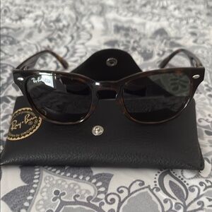 Ray-Ban Tortoise Shell Sunglasses
They have two small not deep scratches
